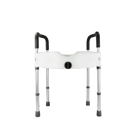 Inaltator WC/toaleta de 12 cm cu manere de sustinere, reglabil pe inaltime, CMI 7060B L