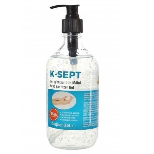 K-Sept Virucid Gel dezinfectant maini alcool 75% alcool, 500 ml