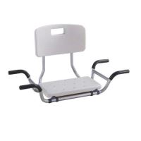 Scaun pentru cada cu spatar, din aluminiu, latime reglabila, CMX 794LBS