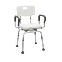 Scaun de baie rotativ cu manere si spatar, reglabil pe inaltime, CMX 3641l