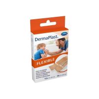 DERMAPLAST flexible stripuri (2 mărimi) - plasturi hipoalergeni flexibili, pe suport textil