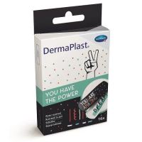 DERMAPLAST Power - Plasturi rezistenti la apa cu mesaje motivationale