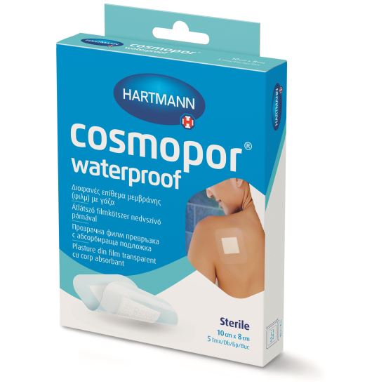 COSMOPOR Waterproof - Plasturi transparenti si autoadezivi, rezistenti la apa