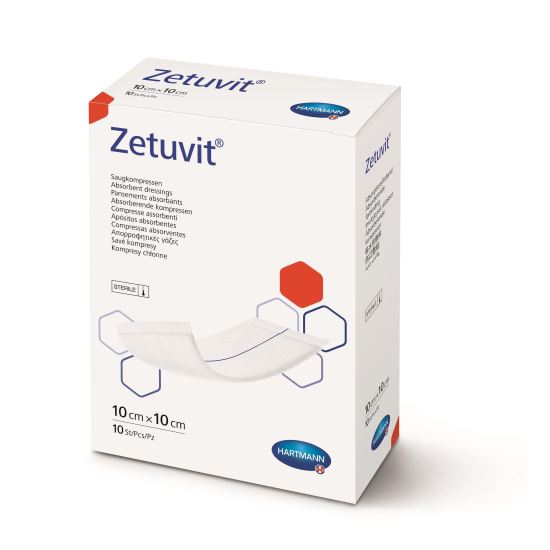 ZETUVIT - Comprese absorbante nesterile cu invelis de material netesut